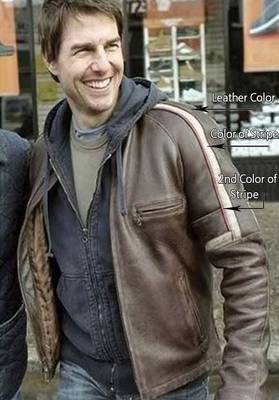 men's white lambskin leather jacket classic zip up style versatile 3