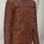 Men's tan brown  leather jacket pure lambskin jacket
