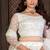 Embroidered Semi Stitched Lehenga & Unstitched Blouse With Dupatta