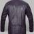 Men's purple leather design jacket pure lambskin premium look