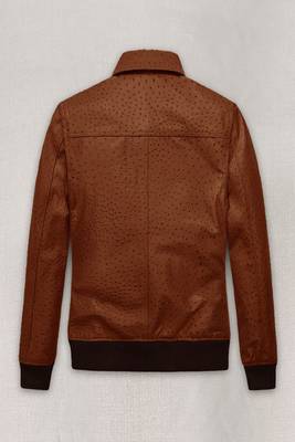 men's brown lambskin leather jacket classic zip up style fine 2