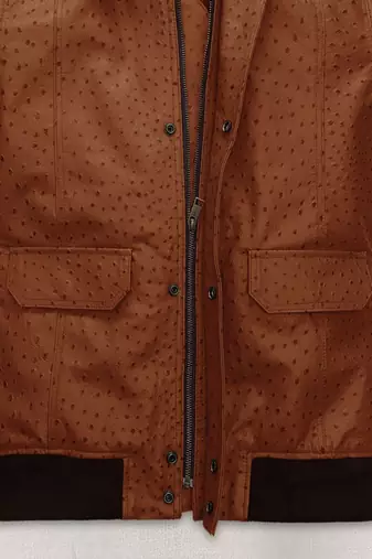 men's brown lambskin leather jacket classic zip up style fine