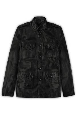 men's black lambskin leather jacket classic zip up style modern fine 1