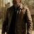 Mens dark brown straight zip line lambskin leather jacket  gerard butler den of thieves style