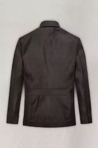 men's dark brown lambskin leather jacket classic zip up style stylish