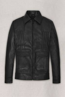 men's black lambskin leather biker jacket classic moto zip style stylish luxury 1