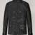 Men's black button leather jacket coat style  paul wesley look