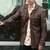 Stylish brown premum lambskin leather bike jacket sean bean cleanskin fashtion