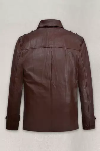 men's brown lambskin leather jacket classic zip up style pro