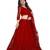 Embroidered Thread Work Semi Stitched Lehenga With Unstitched Blouse & Dupatta