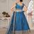Embroidered Thread Work Semi Stitched Lehenga & Unstitched Blouse With Dupatta