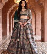 Ready to Wear Lehenga & Unstitched Blouse With Dupatta