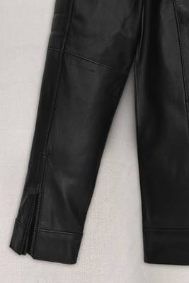 men's black lambskin leather biker jacket premium quilted design select 2