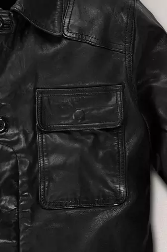 men's black lambskin leather biker jacket classic zip up style elegant