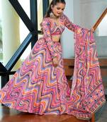 Printed Thread Work Ready to Wear Lehenga & Blouse With Dupatta