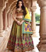 Ready to Wear Lehenga & Unstitched Blouse With Dupatta