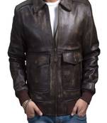 Mens brown motorcycle jacket pure lambskin jacket  motor jacket 100% genuine leather