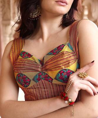 Ready to Wear Lehenga & Unstitched Blouse With Dupatta 2