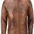 Stylish pure lambskin tan brown leather jacket motorcycle jacket biker