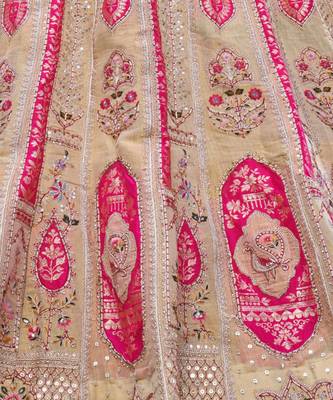 Embellished Sequinned Semi Stitched Lehenga & Unstitched Blouse With Dupatta 3