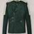 Timber green seude leather stylish pure lambskin  leather jacket motorcycle jacket