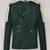 Timber green seude leather stylish pure lambskin  leather jacket motorcycle jacket