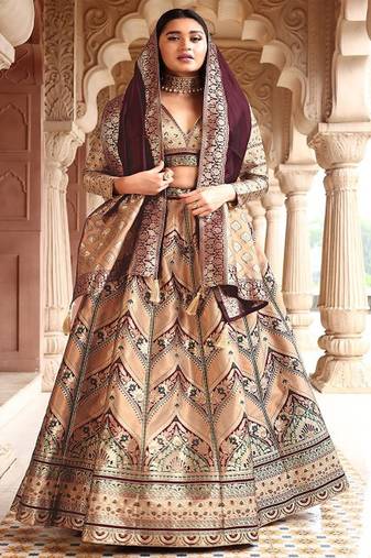 Ready to Wear Lehenga & Unstitched Blouse With Dupatta