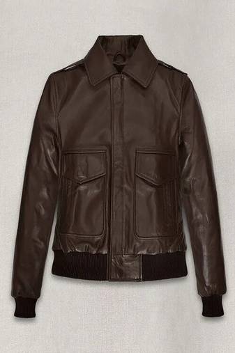 men's dark brown lambskin leather biker jacket classic moto zip genuine