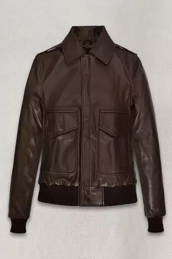 men's dark brown lambskin leather biker jacket classic moto zip genuine