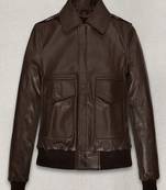 men's dark brown lambskin leather biker jacket classic moto zip genuine