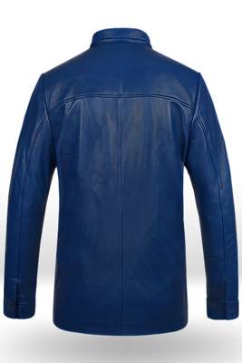 men's white lambskin leather biker jacket classic zip up style stylish 2