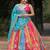 Embroidered Sequinned Semi Stitched Lehenga & Unstitched Blouse With Dupatta