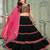 Embroidered Thread Work Semi Stitched Lehenga & Blouse With Dupatta