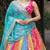 Embroidered Sequinned Semi Stitched Lehenga & Unstitched Blouse With Dupatta