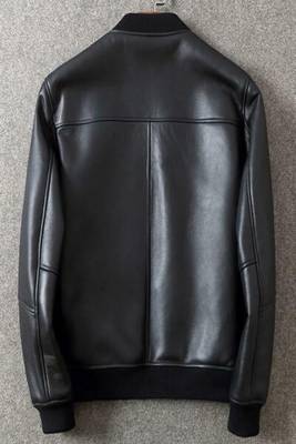 men's black lambskin leather bomber jacket vintage inspired look stylish 2