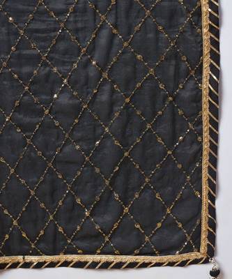 Mirror Embellished Flared Lehenga With Choli & Dupatta 3