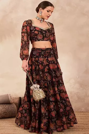 Printed Ready to Wear Lehenga &