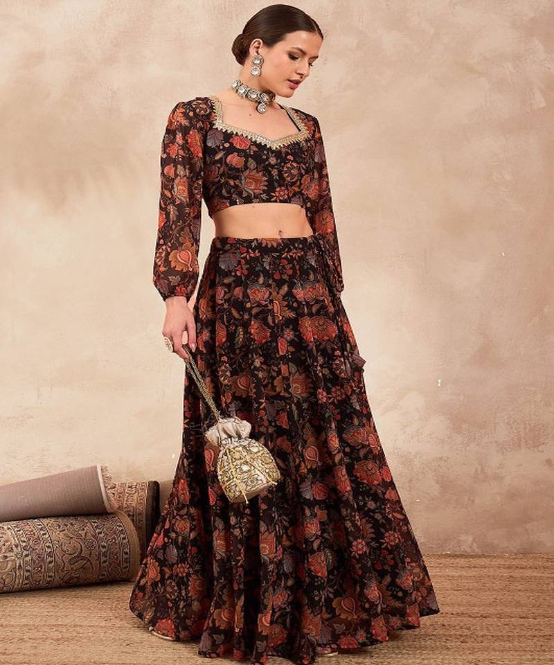 Printed Ready to Wear Lehenga &