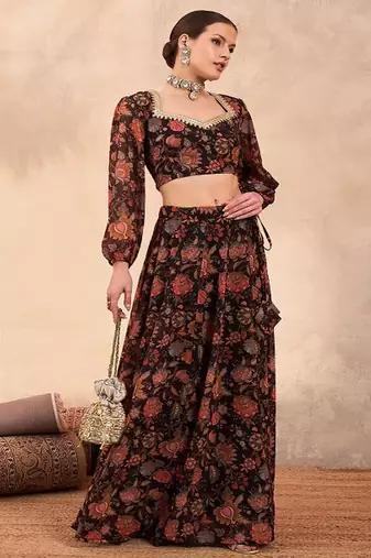 Printed Ready to Wear Lehenga &