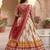 Printed Foil Print Ready to Wear Lehenga & Unstitched Blouse With Dupatta