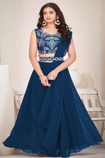 Semi Stitched Lehenga Choli