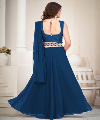 Semi Stitched Lehenga Choli 4