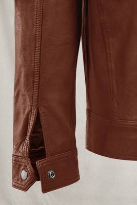 men's brown lambskin leather biker jacket classic moto zip style premium timeless 3