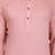 Elegent dusty pink rayon long kurta with white pants