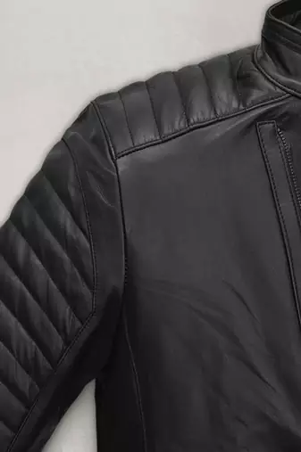 men's black lambskin leather biker jacket classic moto zip style stylish ultimate