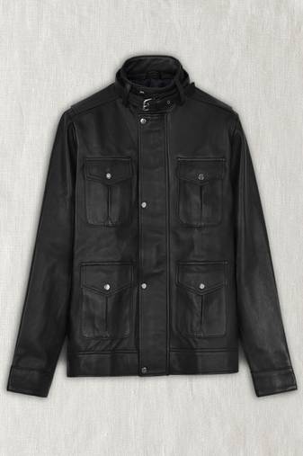 men's black lambskin leather biker jacket classic moto zip style stylish ultimate