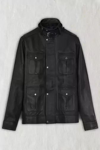men's black lambskin leather biker jacket classic moto zip style stylish ultimate