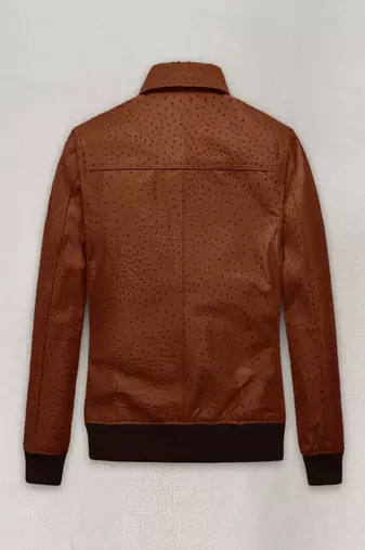 men's brown lambskin leather biker jacket classic moto zip style premium luxury