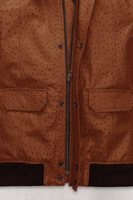 men's brown lambskin leather biker jacket classic moto zip style premium luxury 4