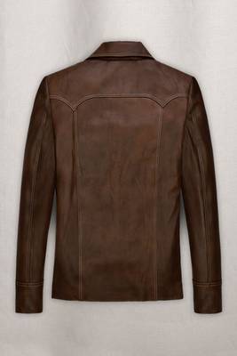 men's brown lambskin leather biker jacket classic moto zip style premium deluxe 2